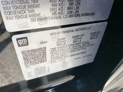 2025 GMC Sierra 1500 Elevation Standard