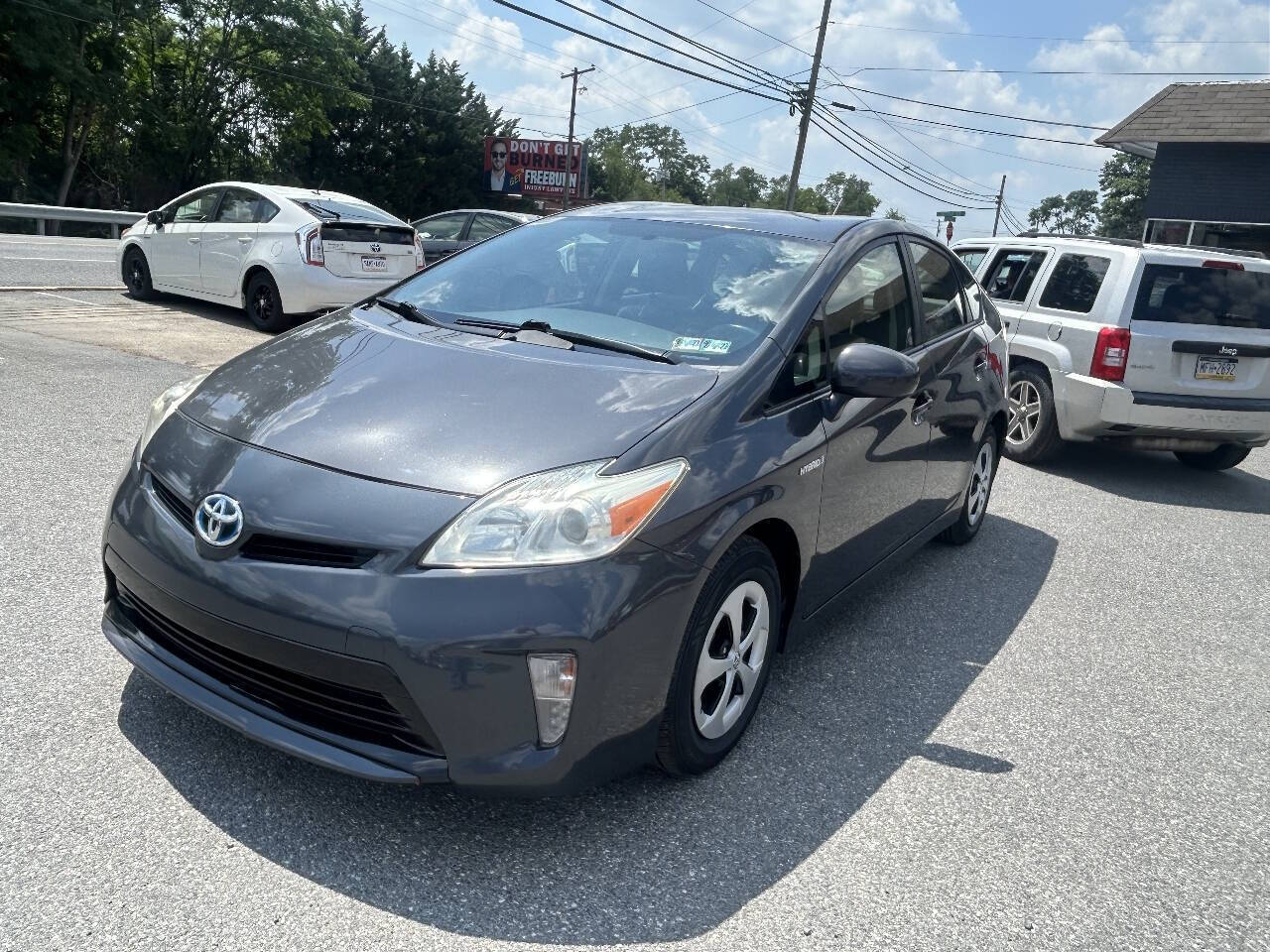 Gray 2012 Toyota Prius Three Three 4dr Hatchback 1