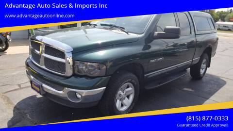 2002 Dodge Ram Pickup 1500 for sale at Advantage Auto Sales & Imports Inc in Loves Park IL