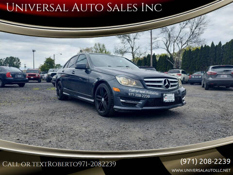 2013 Mercedes-Benz C-Class for sale at Universal Auto Sales Inc in Salem OR