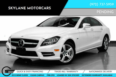 2012 Mercedes-Benz CLS for sale at Skylane Motorcars - Off-site Inventory in Carrollton TX