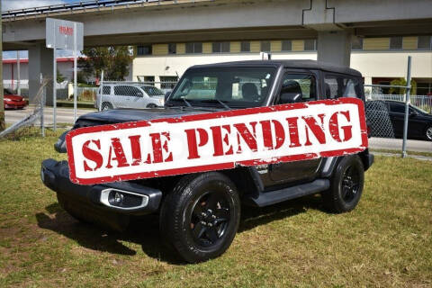 2018 Jeep Wrangler for sale at STS Automotive - MIAMI in Miami FL