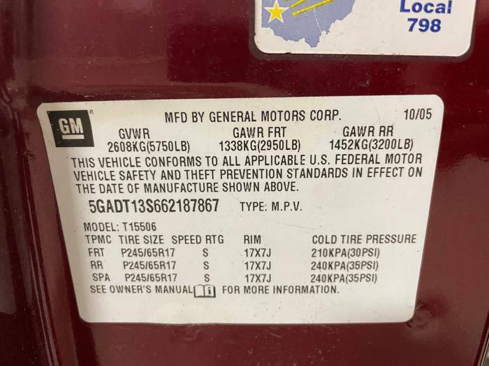 2006 Buick Rainier CXL