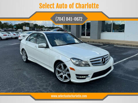 2013 Mercedes-Benz C-Class for sale at Select Auto of Charlotte in Matthews NC