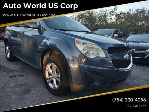 2012 Chevrolet Equinox for sale at Auto World US Corp in Plantation FL