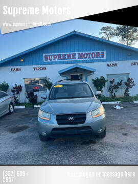 2009 Hyundai Santa Fe for sale at Supreme Motors in Tavares FL