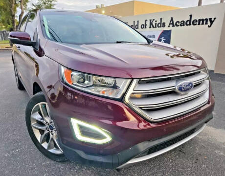 2018 Ford Edge for sale at Vice City Deals in Miami Beach FL