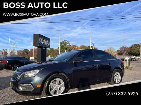 2015 Chevrolet Cruze for sale at BOSS AUTO LLC in Norfolk VA