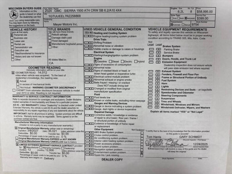 2024 GMC Sierra 1500