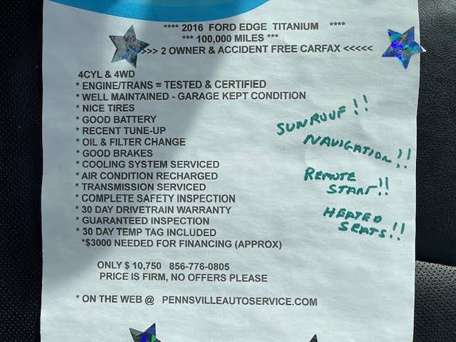 2016 Ford Edge Titanium