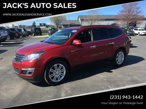 2014 Chevrolet Traverse for sale at JACK'S AUTO SALES in Traverse City MI