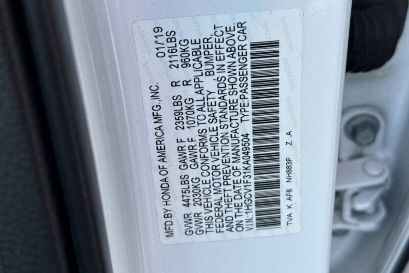 2019 Honda Accord Sport