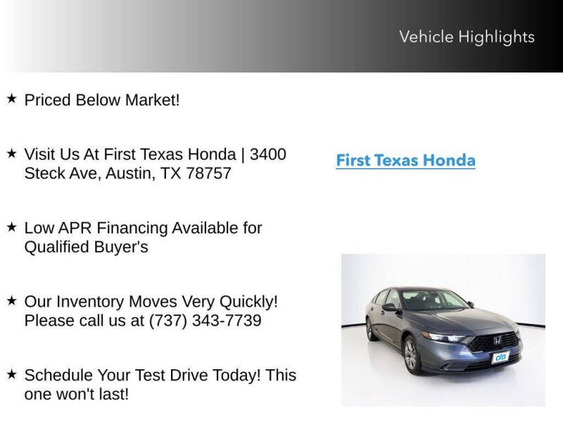 2024 Honda Accord EX