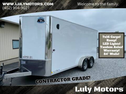 2024 R&M 7x16 V-Nose Enclosed Cargo for sale at Luly Motors-Trailers in Lincoln NE
