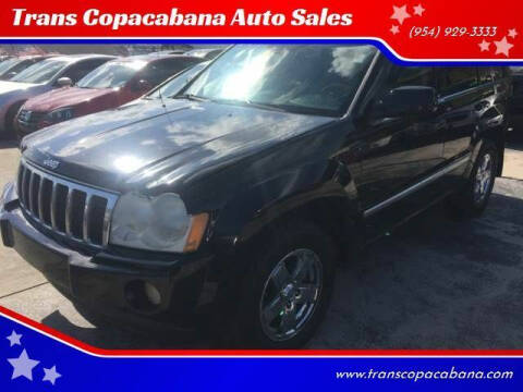 2007 Jeep Grand Cherokee for sale at TransCopacabana.Com in Hollywood FL