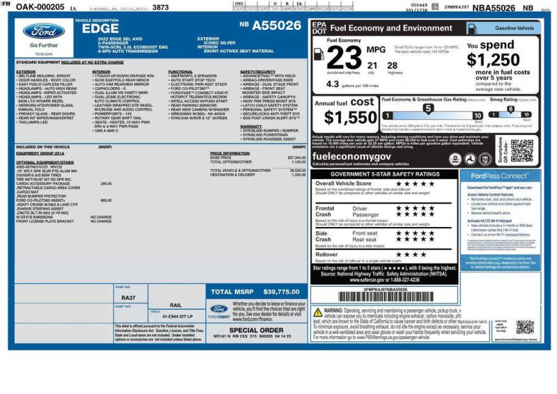 2022 Ford Edge SEL