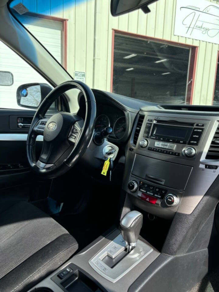 2013 Subaru Outback for sale at Hawkeye Auto of De Soto LLC in Carlisle, IA