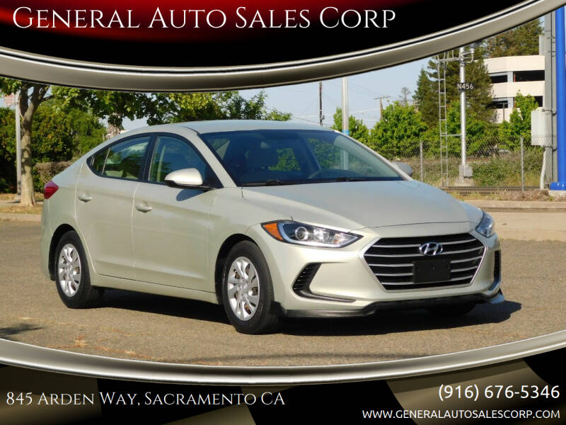 2017 Hyundai Elantra for sale at General Auto Sales Corp in Sacramento CA