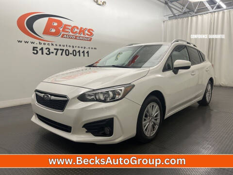 2018 Subaru Impreza for sale at Becks Auto Group in Mason OH