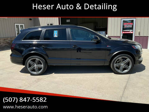 2013 Audi Q7 for sale at Heser Auto & Detailing in Jackson MN