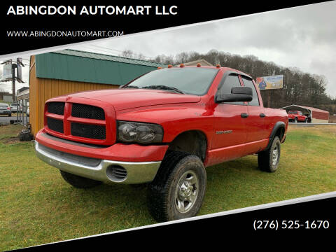 2004 Dodge Ram Pickup 2500 for sale at ABINGDON AUTOMART LLC in Abingdon VA