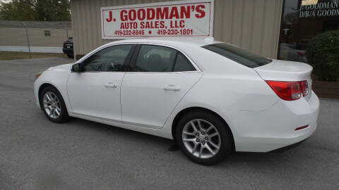 2013 Chevrolet Malibu for sale at Goodman Auto Sales in Lima OH