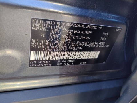 2022 Toyota RAV4 Hybrid XLE