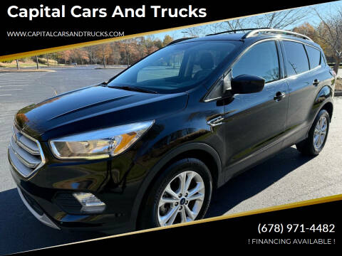 2018 Ford Escape for sale at Capital Cars and Trucks in Gainesville GA