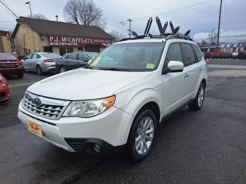 2013 Subaru Forester for sale at P J McCafferty Inc in Langhorne PA