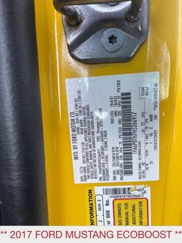 2017 Ford Mustang EcoBoost