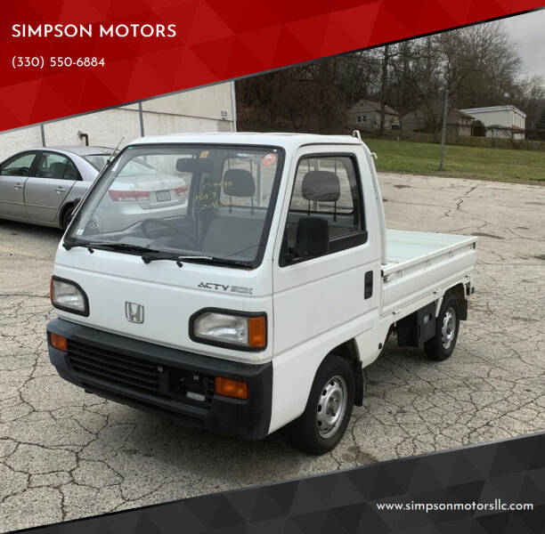 1993 Honda ACTY for sale at SIMPSON MOTORS in Youngstown OH