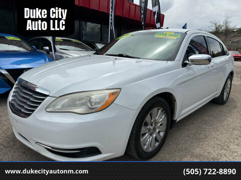 2014 Chrysler 200 for sale at Duke City Auto LLC in Gallup NM