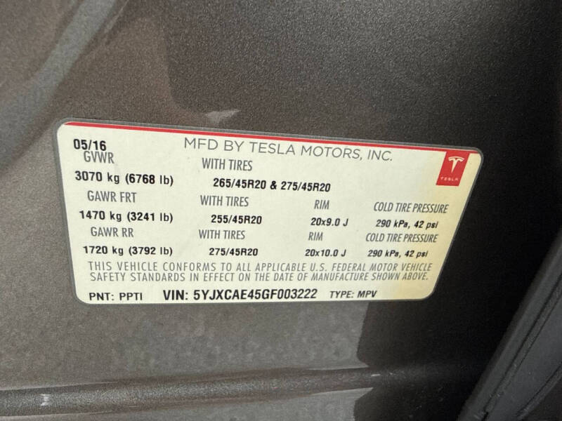 2016 Tesla Model X P90D