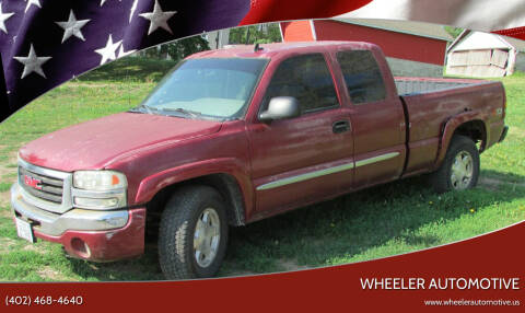 2006 GMC Sierra 1500 for sale at WHEELER AUTOMOTIVE in Fort Calhoun NE