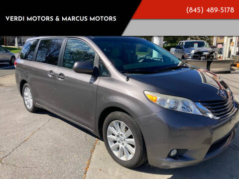 2013 Toyota Sienna for sale at Verdi Motors & Marcus Motors in Pleasant Valley NY