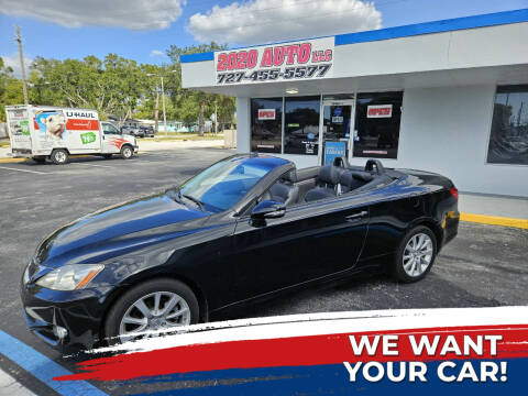 2010 Lexus IS 250C for sale at 2020 AUTO LLC in Clearwater FL