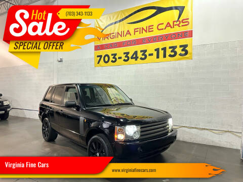 2003 Land Rover Range Rover for sale at Virginia Fine Cars in Chantilly VA