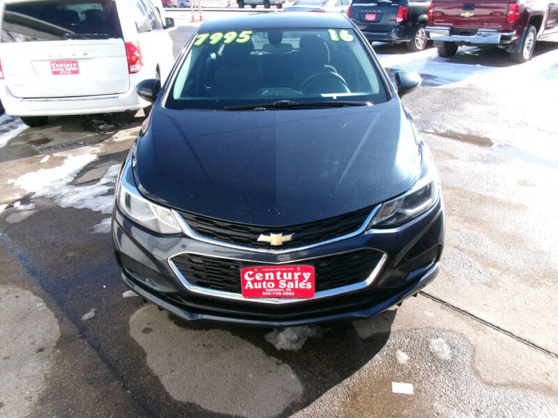 2016 Chevrolet Cruze for sale at Century Auto Sales LLC in Appleton WI