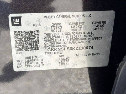 2019 GMC Acadia SLE-2