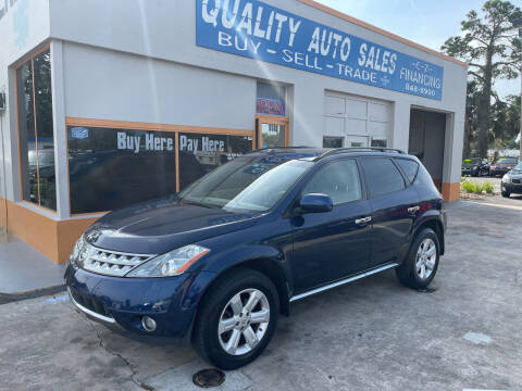 2007 Nissan Murano for sale at QUALITY AUTO SALES OF FLORIDA in New Port Richey FL