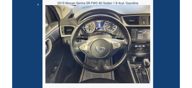 2019 Nissan Sentra SR