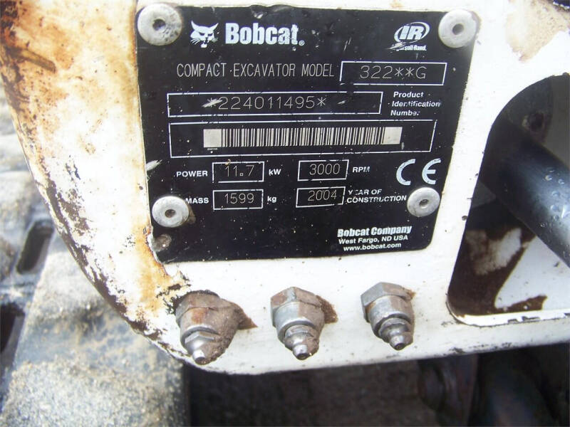 2004 Bobcat 322G