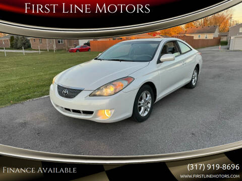 2004 Toyota Camry Solara for sale at First Line Motors in Brownsburg IN