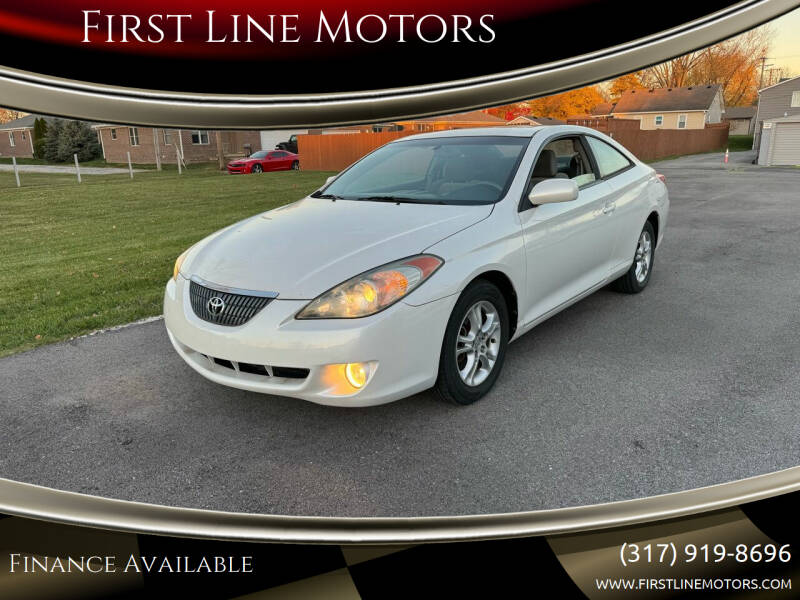 2004 Toyota Camry Solara for sale at First Line Motors in Brownsburg IN