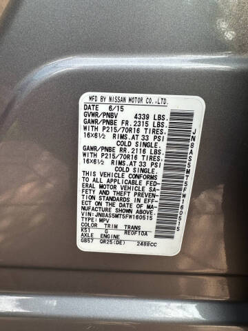 2015 Nissan Rogue Select S