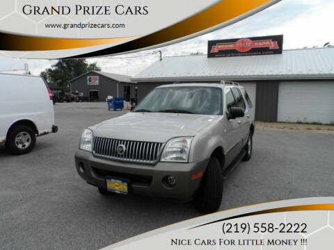 2004 Mercury Mountaineer for sale at Grand Prize Cars in Cedar Lake IN