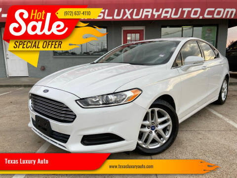 2013 Ford Fusion for sale at Texas Luxury Auto in Cedar Hill TX