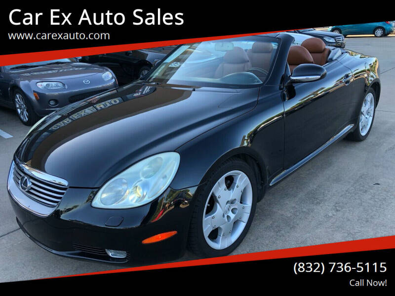 2002 Lexus SC 430 for sale at Car Ex Auto Sales in Houston TX