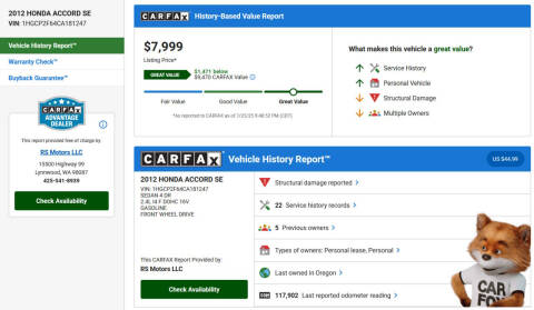 2012 Honda Accord SE