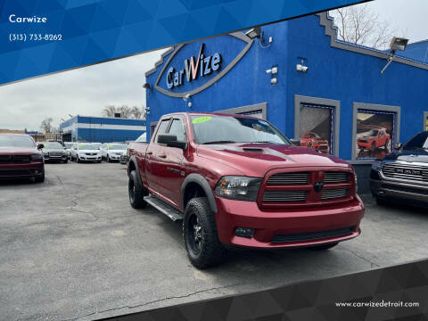 2012 RAM 1500 for sale at Carwize in Detroit MI